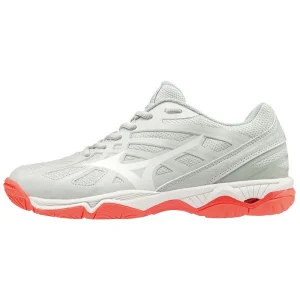 Mizuno Wave Hurricane 3 gris rose