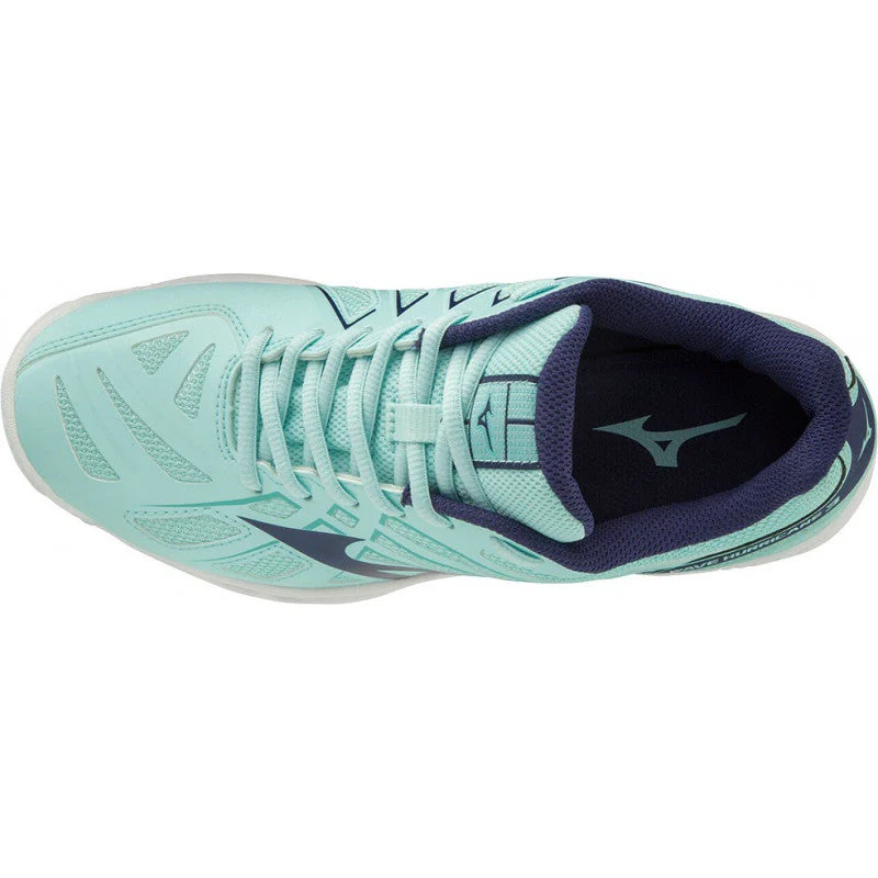 Mizuno Wave Hurricane 3 vert bleu – Image 3