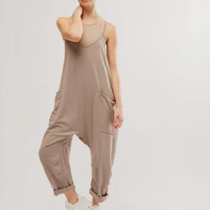 FREE PEOPLE - HOT SHOT ONESIE - OB1239677-2202 - MOCHA LATTE