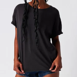 FREE PEOPLE – NINA T-SHIRT – OB1690079-0010 – NOIR