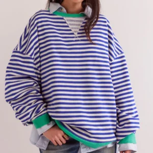 FREE PEOPLE – CLASSIC STRIPED – CREW – OB1717006-4405