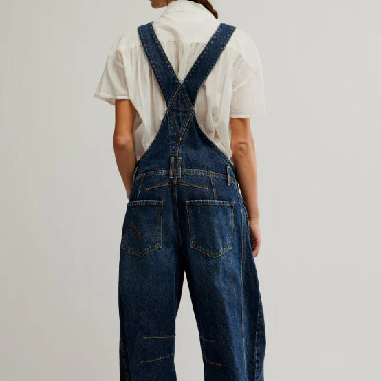 FREE PEOPLE – GOOD LUCK OVERALL – OB2128748-4452 – DEEP END – Image 2