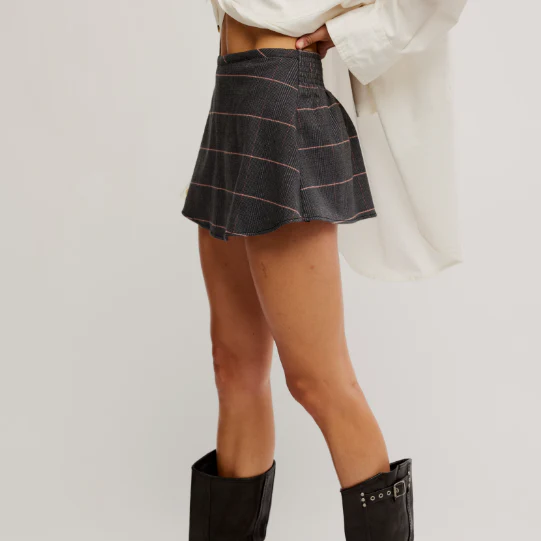 Jupe-short Femme Gris Free People OB2319133-0016 – Image 2