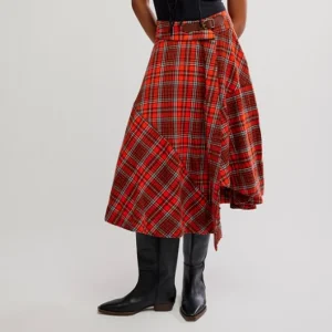 Jupe Femme Rouge Free People OB2329040-660