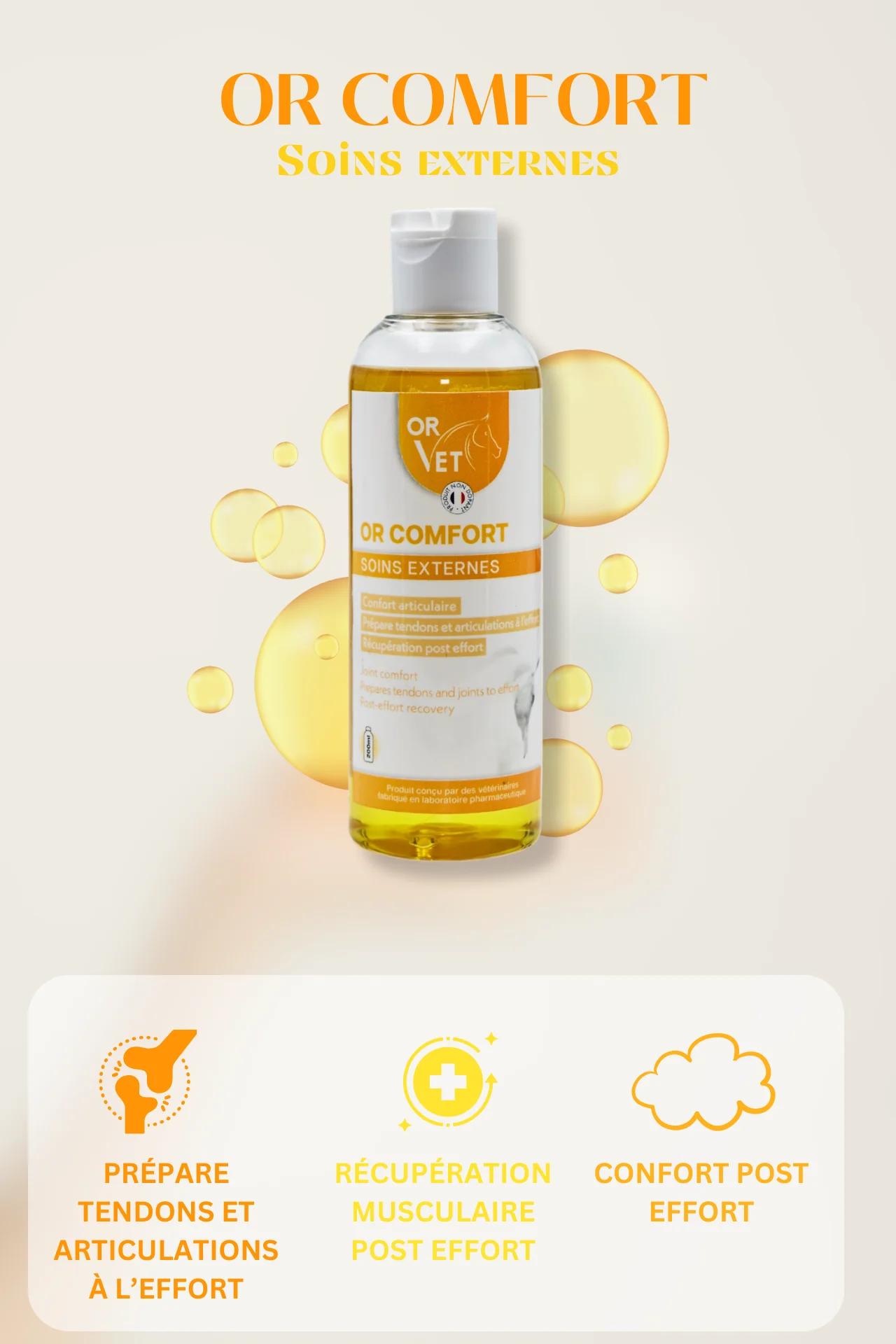 OR-Comfort, Huile de massage des articulations – Image 2