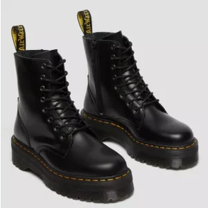DR MARTENS - BOTTE PLATEFORMES - JADON - CUIR SMOOTH - R15265001 (85) - NOIR