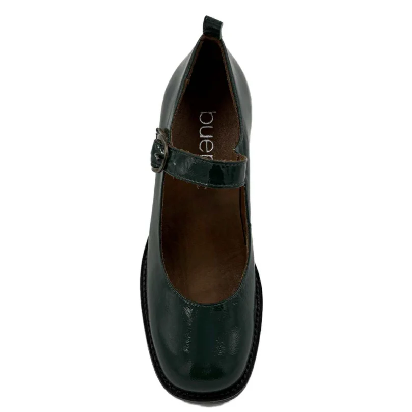 Souliers Talon Femme Vert Patent Bueno Reese (#107) – Image 3