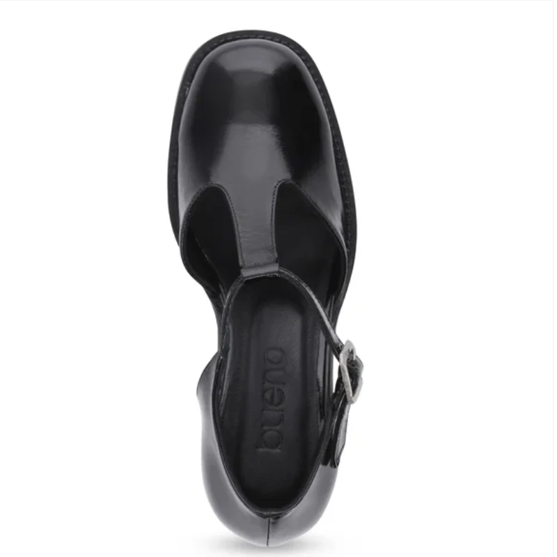 Souliers Talon Femme Noir Patent Bueno Rory (#108) – Image 6