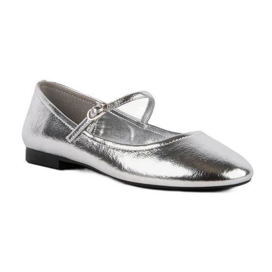 STEVE MADDEN – BALLERINE – SILVER – DANSEUR – (#150)