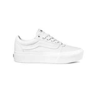 VANS – WARD CANVAS PLATFORM – VN0A3TLCORG (#340) – BLANC
