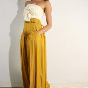 Pantalon large évasé