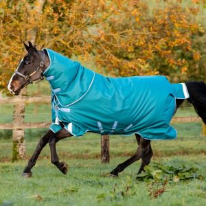 Couverture d’Extérieur Amigo Horseware 1200D Plus 400g – avec Couvre-Cou Détachable