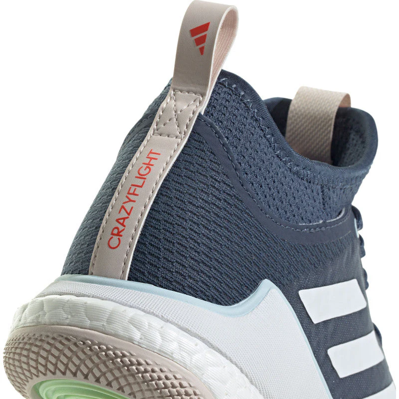 adidas crazyflight mid bleu blanc pistache – Image 7