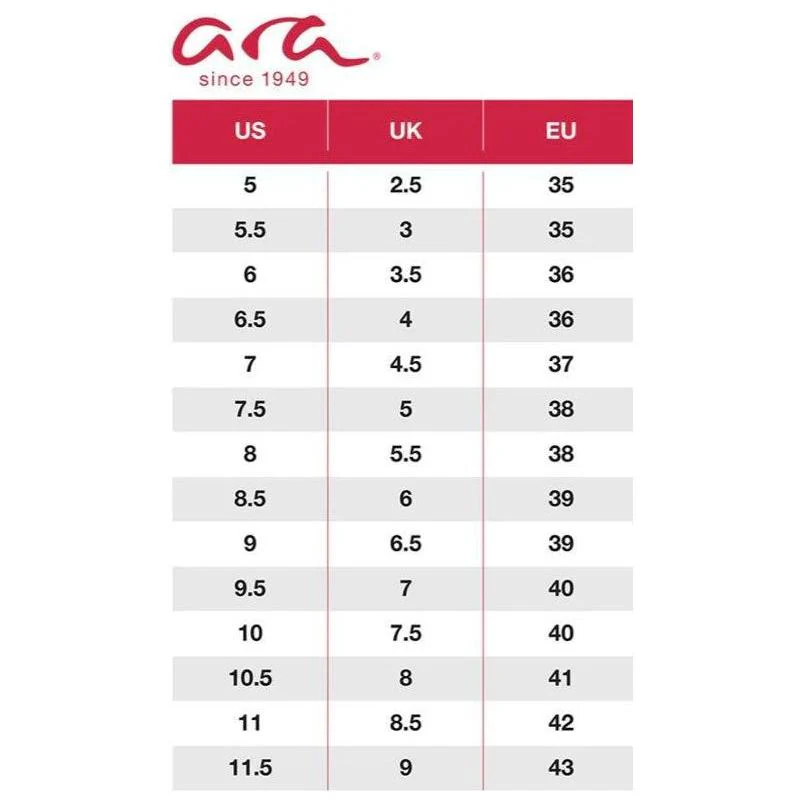 Ara 12-57002-01 en cuir noir imperméable. – Image 3