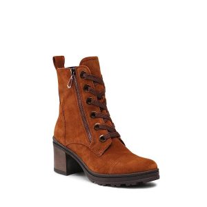 Bottes Ara 47377 cognac en suède imperméable.