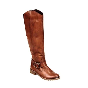 Bottes Remonte R3382 en cuir tan.