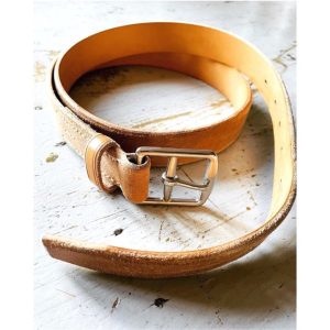 CEINTURE EN CUIR NATUREL CAMARGUE