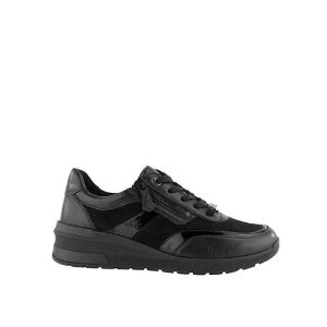 Chaussures 12-18414 noir cuir/suède