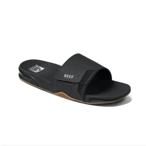 REEF – FLIP FLOP – CI3632 – (#27) – FANNING SLIDE - NOIR ET GRIS