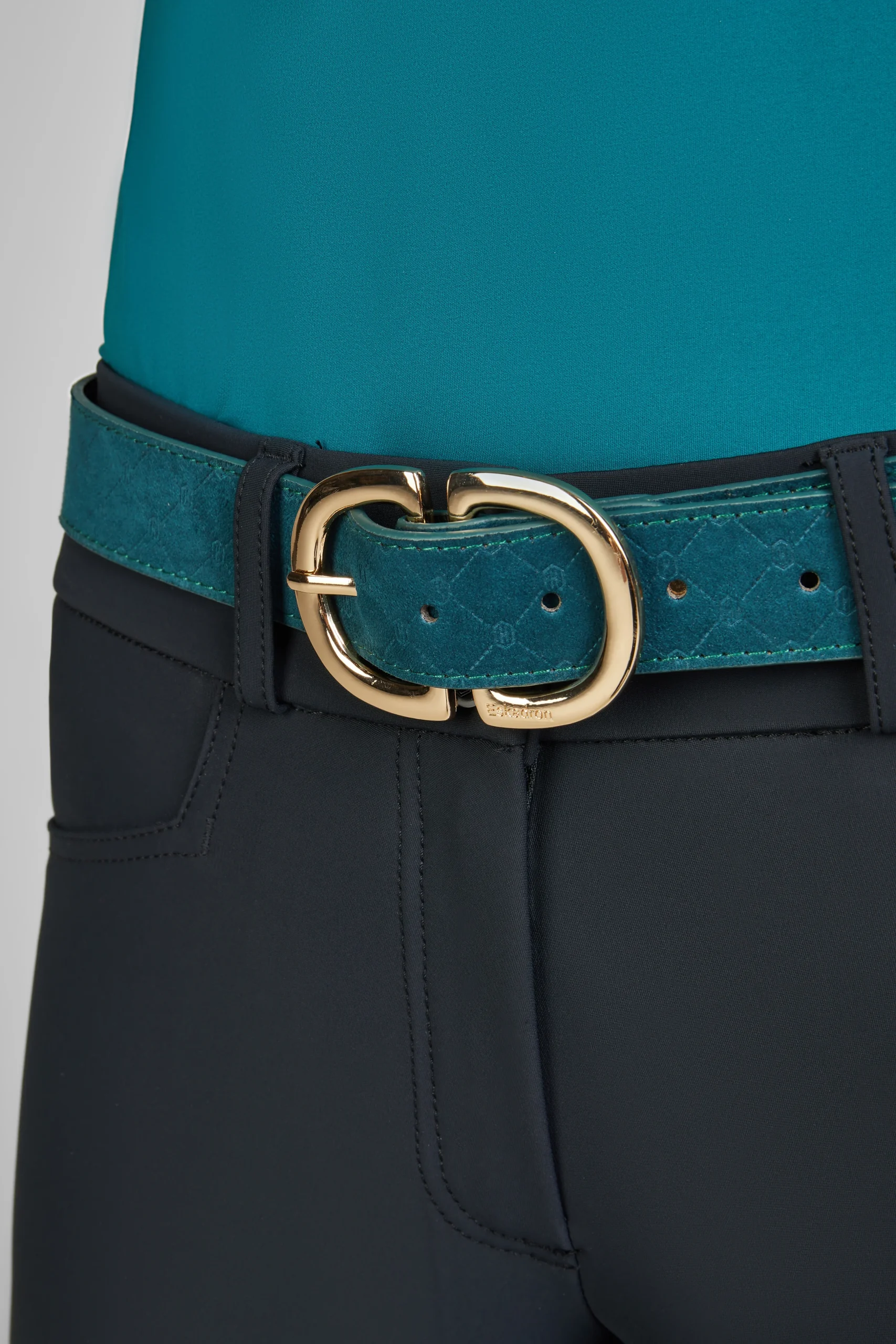 Ceinture Eskadron Heritage 24 en Faux Cuir avec Boucle Dorée – Image 9