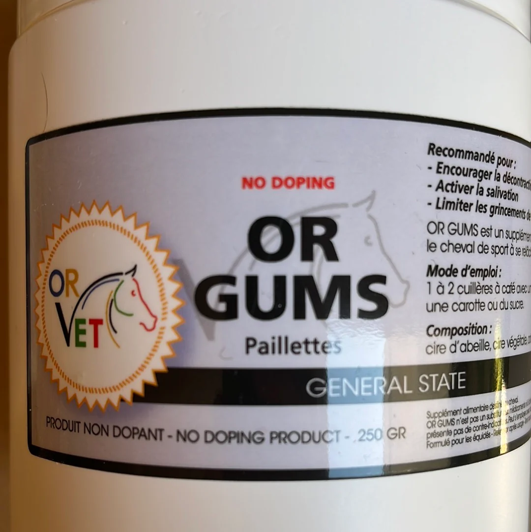 OR GUMS : Activez la salivation et améliorez le confort buccal de votre cheval – Image 3