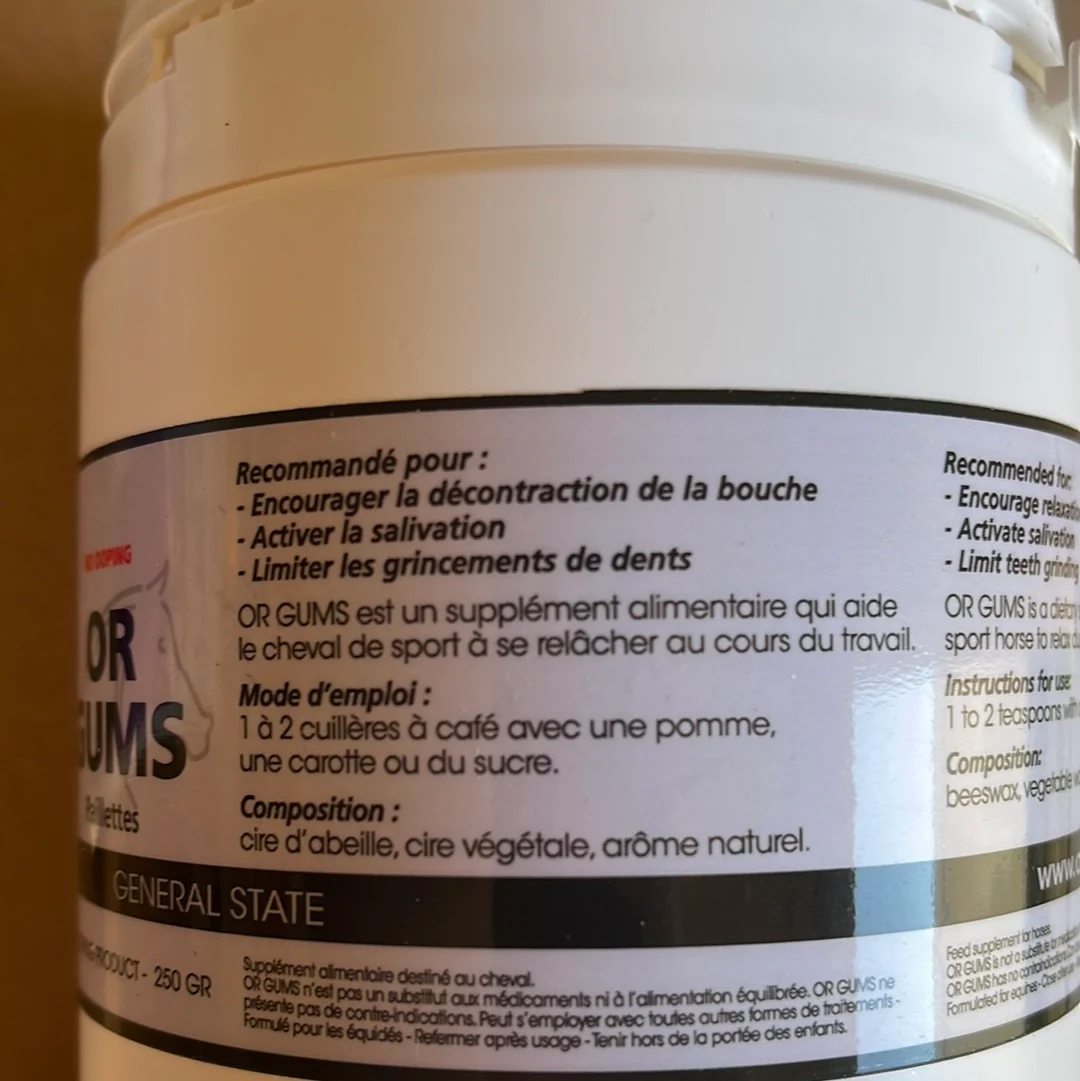 OR GUMS : Activez la salivation et améliorez le confort buccal de votre cheval – Image 4