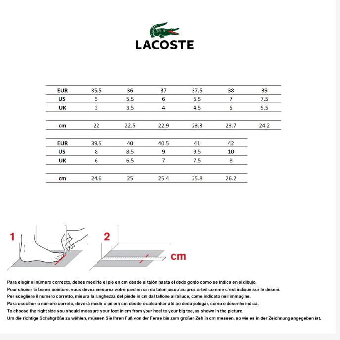 Souliers Homme Blanc Lacoste 50SMA0052-40F (#45) – Image 4