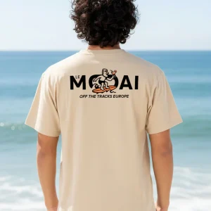 Tshirt écologique MOAI x OFF THE TRACKS
