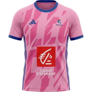 maillot ffhb equipe france handball femme rose 2026