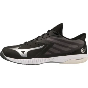 mizuno wave gk noir blanc gris
