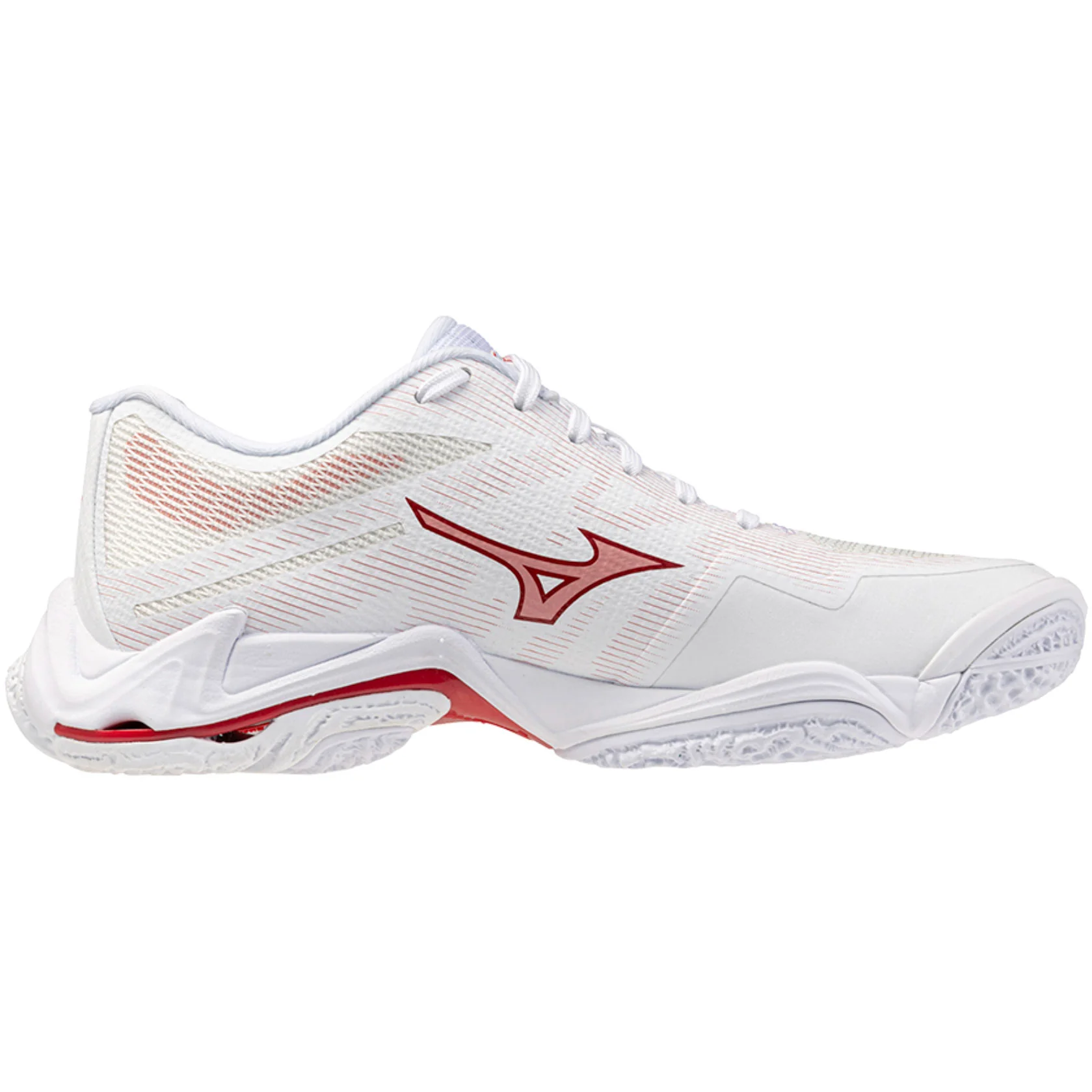 mizuno wave lightning elite blanc rouge bordeaux â Image 4