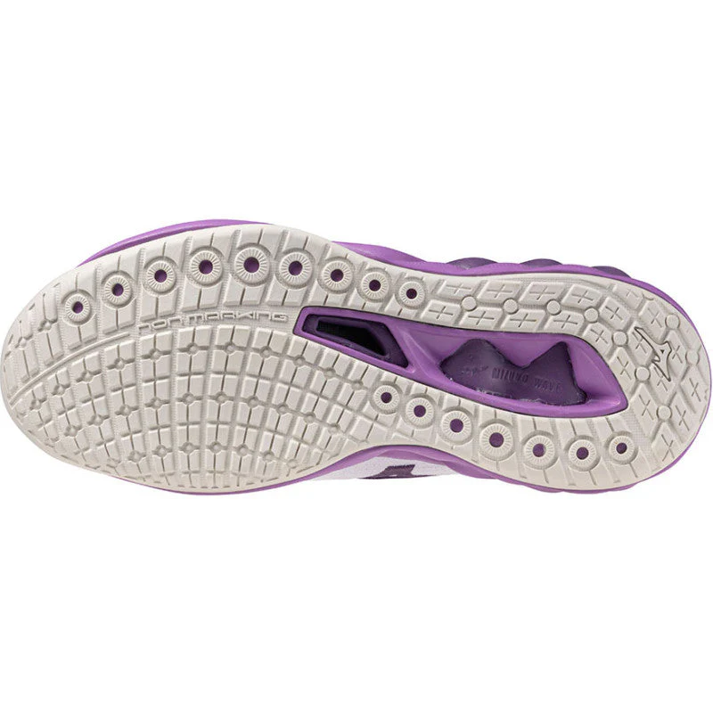 mizuno wave luminous 3 femme blanc violet – Image 2