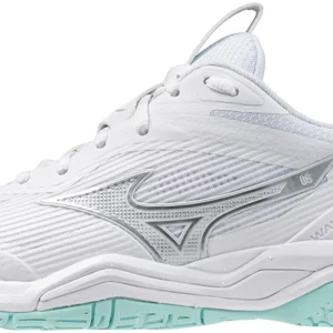 mizuno wave stealth 6 blanc vert gris