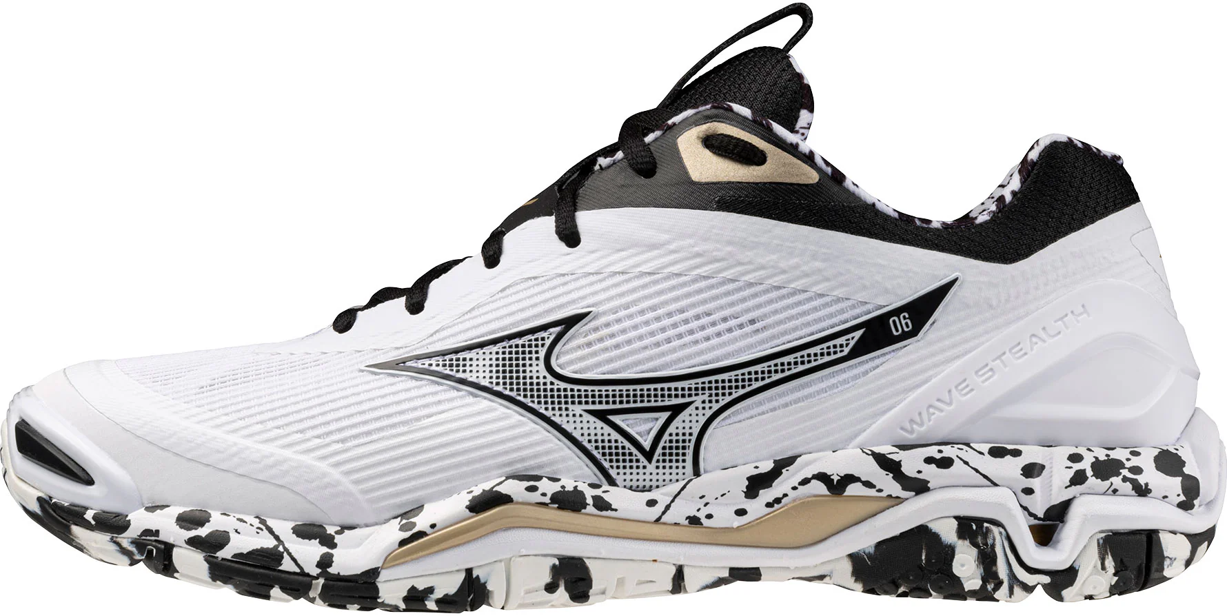 mizuno wave stealth 6 kakizome blanc noir or – Image 7