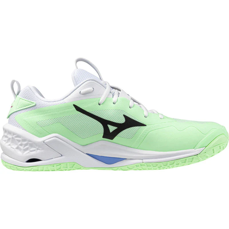 mizuno wave stealth neo 2 vert pistache blanc bleu noir – Image 4