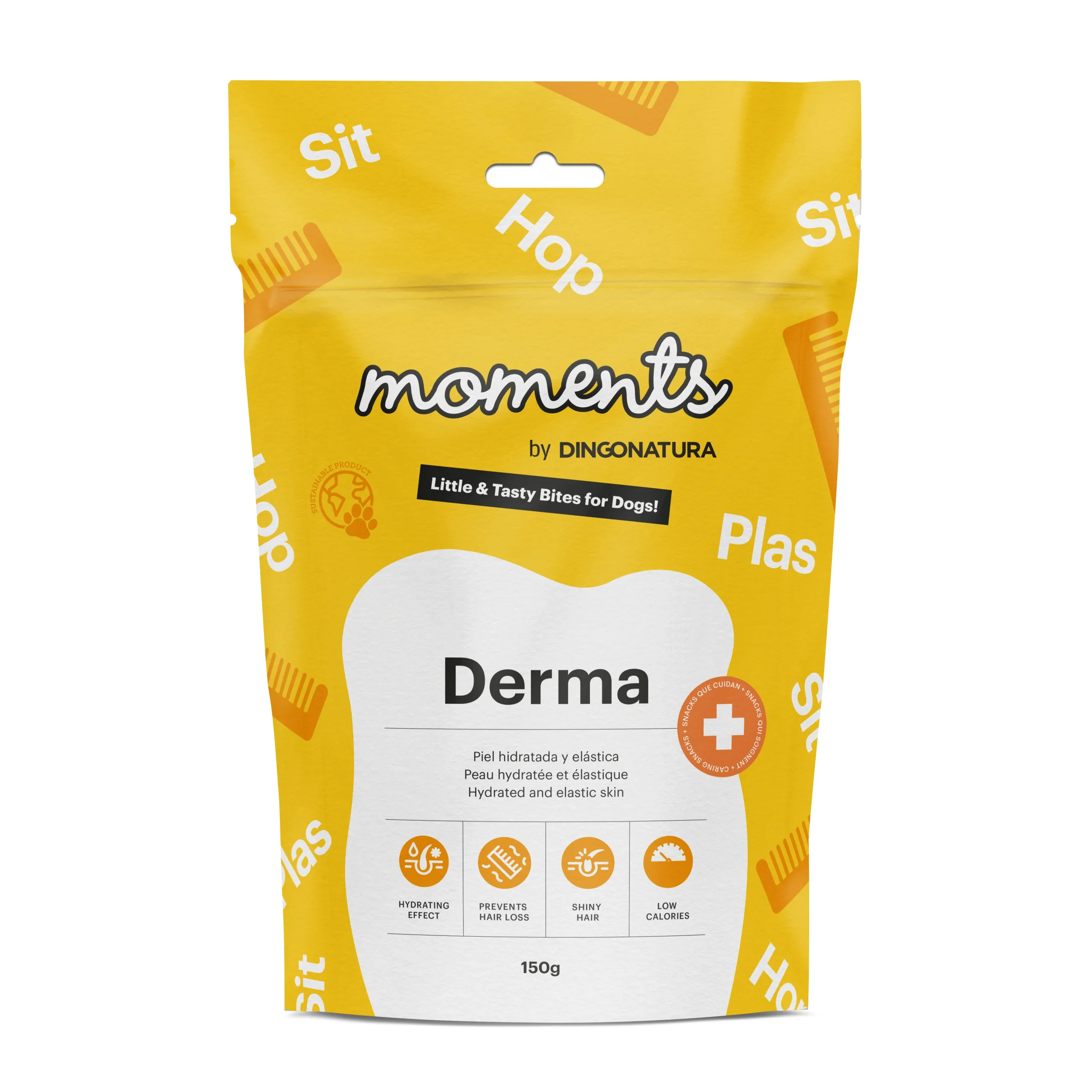 Moments Derma - Friandises Naturelles pour une Peau Saine et un Pelage Brillant