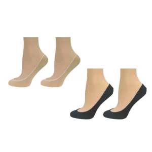 Bas invisible en microfibre (2 paires)