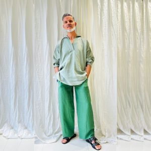 ROUSTY – TOP HOMME EN LIN À MANCHES LONGUES