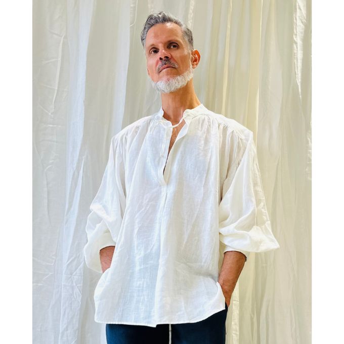 CLAMADORY – CHEMISE EN LIN HOMME