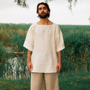 COURLIS – TOP MARINIÈRE HOMME EN LIN