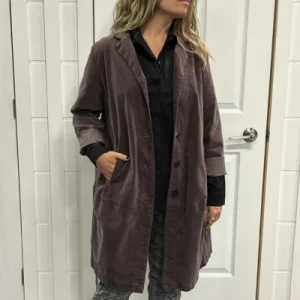 WENDY TRENDY – VESTON - BRUN/PLUM – 223719